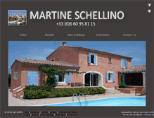 Tablet Screenshot of martine-schellino.com